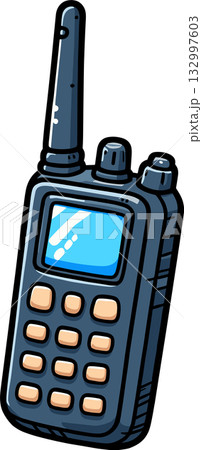 トランシーバーのイラスト 132997603