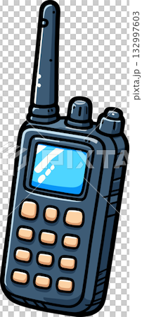 トランシーバーのイラスト 132997603