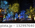 07-ライトアップされた御堂筋 132997640