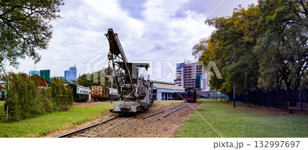 Nairobi Railways Museum Old Trains Truck Antique Rustic Transport Metals Kenya 132997697