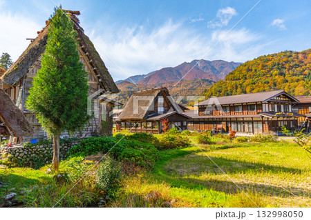 白川郷 紅葉 白川郷 紅葉 132998050
