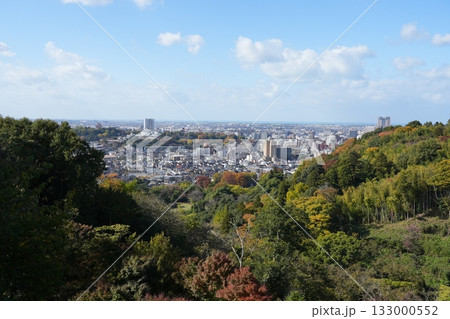金沢市中心部俯瞰【卯辰山から撮影】 133000552