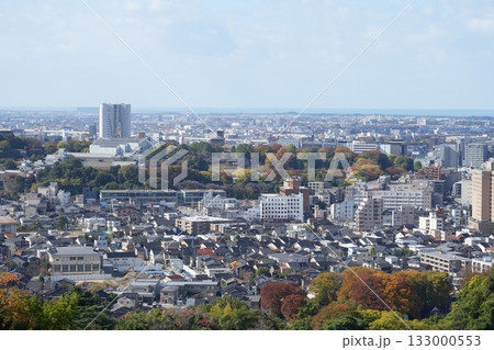 金沢市中心部俯瞰【卯辰山から撮影】 金沢市中心部俯瞰【卯辰山から撮影】 133000553