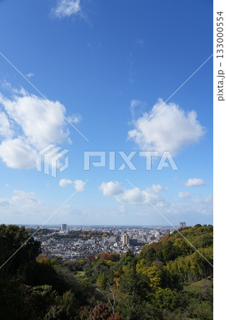 金沢市中心部俯瞰【卯辰山から撮影】 133000554