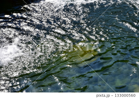 Close-up of the sea, calm water, on the sunny day. Shinny wave pattern, wave texture. Sea background. Nature concept. Close-up of the sea, calm water, on the sunny day. Shinny wave pattern, wave texture. Sea background. Nature concept. 133000560