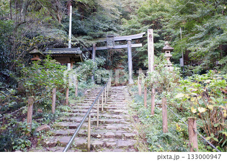栃木市　太平山神社・青銅鳥居 133000947