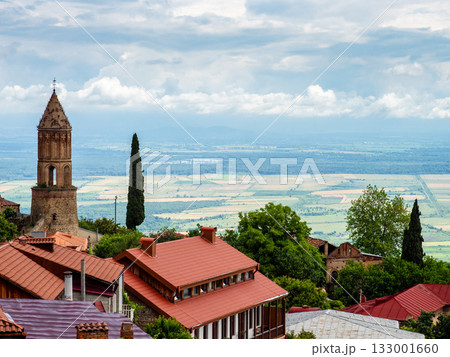 view of Alazani valley behind of Signagi town 133001660