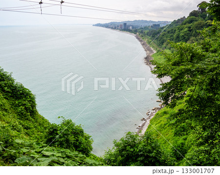 Zip Line over sea in Batumi Botanical Garden 133001707