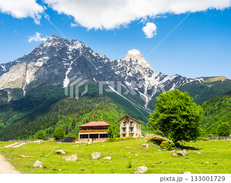 new touristic houses in mountain Svaneti village 133001729