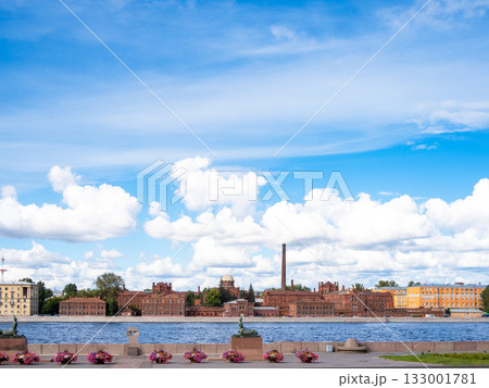 Kresty prison on embankment in St Petersburg city 133001781