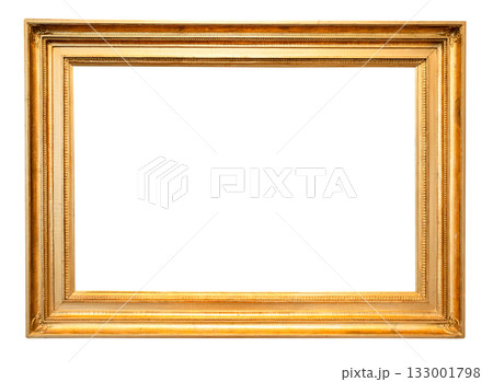 retro horizontal usual gold wooden painting frame retro horizontal usual gold wooden painting frame 133001798