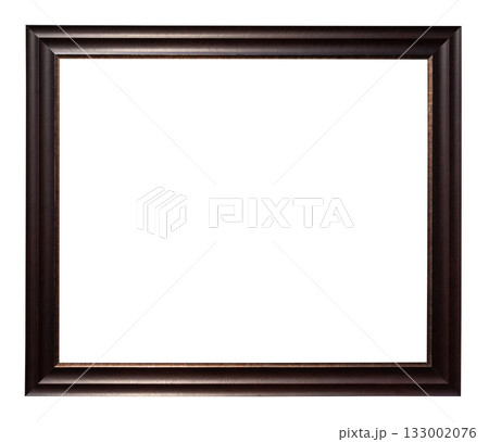 horizontal simple dark brown picture frame cutout 133002076