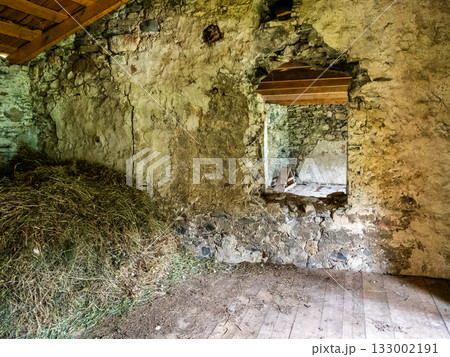haystack on ground floor in svan tower in Mestia 133002191