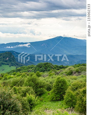 view of mount top from Gombori Mountain pass view of mount top from Gombori Mountain pass 133002333