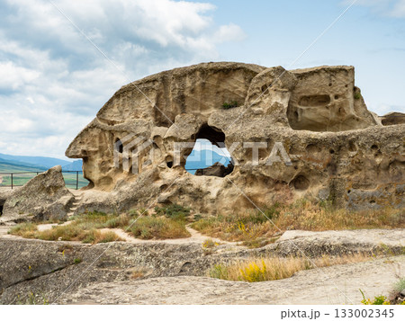 remains of palace in Uplistsikhe Cave Town Georgia remains of palace in Uplistsikhe Cave Town Georgia 133002345