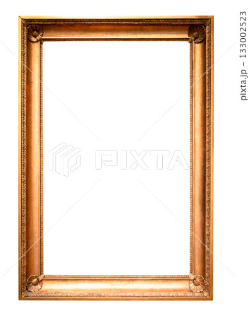 ancient vertical narrow gold painting frame cutout ancient vertical narrow gold painting frame cutout 133002523