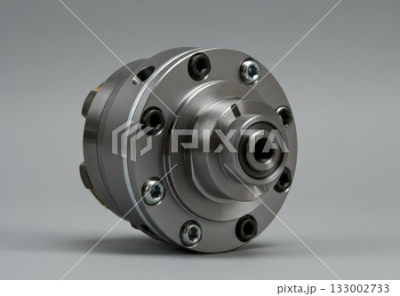 Pneumatic actuator component showcasing intricate design and engineering for industrial applications 133002733