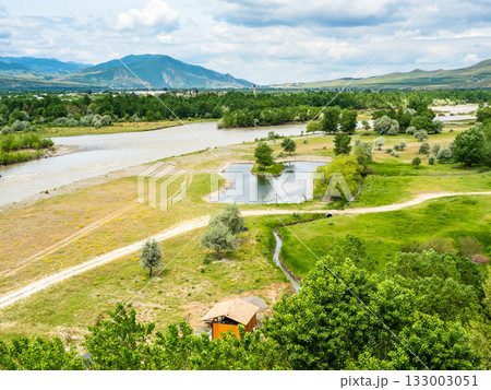 view of Kura riverside from Uplistsikhe Cave Town 133003051
