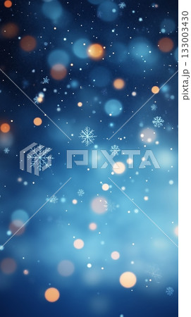 Snowflakes and Sparkling Lights Create a Winter Wonderland Scene With a Blue Background Snowflakes and Sparkling Lights Create a Winter Wonderland Scene With a Blue Background 133003430