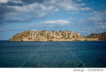 Spinalonga. Secluded Venetian Fortress in Crete. Greece 133004626