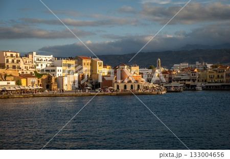 Chania. Golden Hour. Sunset. Crete. Greece 133004656