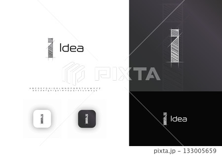 Blueprint Architect Logo, Technical Sketch Architectural LogoType, Crosshatch Grid Letter I. Building Construct Company Monogram, Real Estate, Architect Engineer Branding. Vector Logos Alphabet Font Blueprint Architect Logo, Technical Sketch Architectural LogoType, Crosshatch Grid Letter I. Building Construct Company Monogram, Real Estate, Architect Engineer Branding. Vector Logos Alphabet Font 133005659