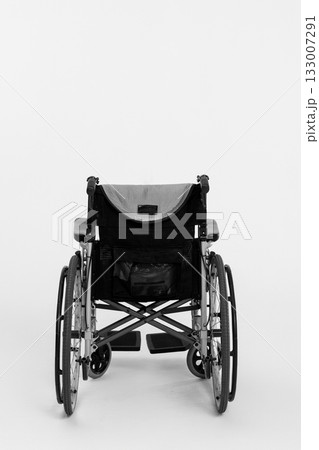This is a modern wheelchair featuring a sleek and minimalist design for everyday use 133007291