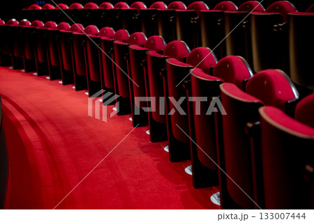 Experience the exquisite elegance of theater seating within a remarkable performing arts venue Experience the exquisite elegance of theater seating within a remarkable performing arts venue 133007444