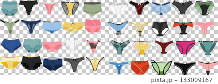 パンツのイラストセット 133009167