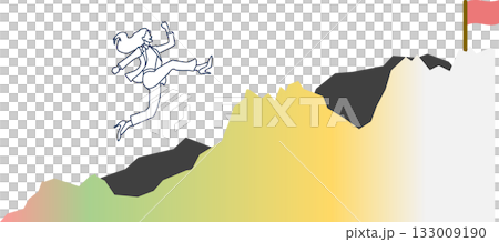 實現目標的路線圖插圖 實現目標的路線圖插圖 133009190