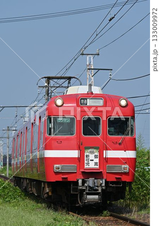 名鉄広見線6000系電車 6011編成白帯 100周年記念ヘッドマーク 名鉄広見線6000系電車 6011編成白帯 100周年記念ヘッドマーク 133009972