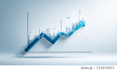 経済成長の可視化 − 立体的上昇矢印と都市グラフ 133010033
