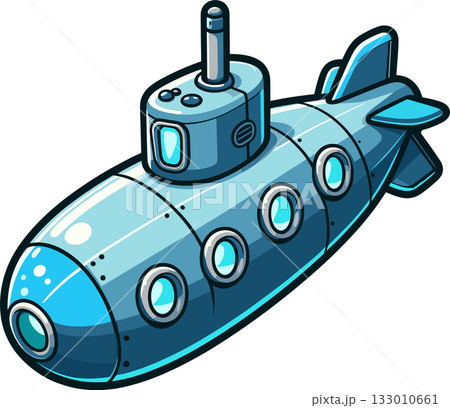 潜水艦のイラスト 133010661