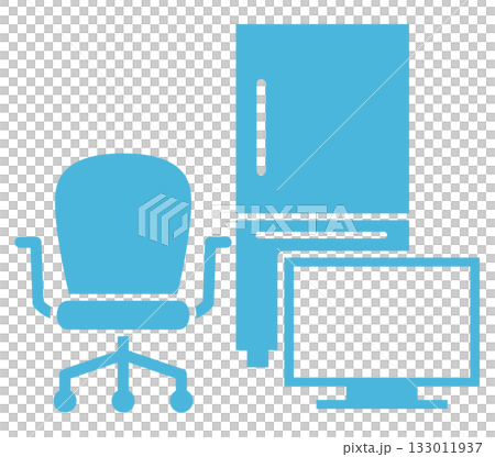 Furniture and appliances simple icons Furniture and appliances simple icons 133011937