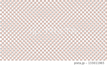網目文様（背景透過・オレンジ） 133011965