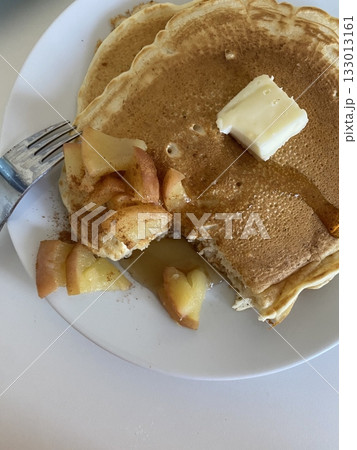 Fluffy and golden pancakes stacked high, served with syrup, butter, or fresh fruits. A warm and comforting breakfast classic that’s soft, sweet, and perfectly satisfying. Fluffy and golden pancakes stacked high, served with syrup, butter, or fresh fruits. A warm and comforting breakfast classic that’s soft, sweet, and perfectly satisfying. 133013161