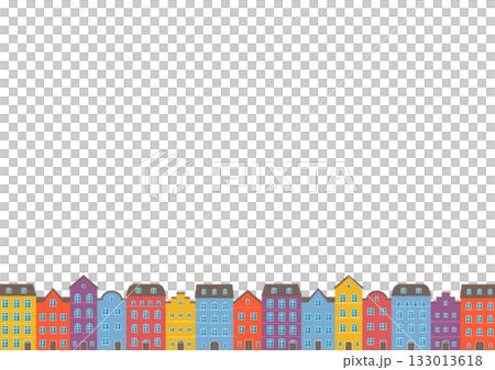 A town lined with European-style buildings A town lined with European-style buildings 133013618