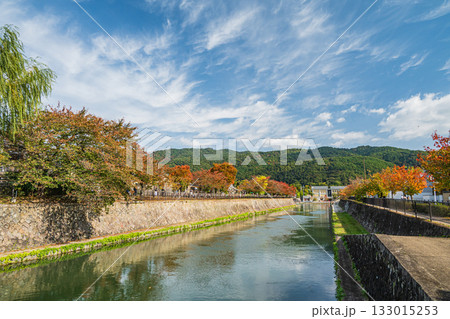 秋の琵琶湖疏水風景 京都市 秋の琵琶湖疏水風景 京都市 133015253
