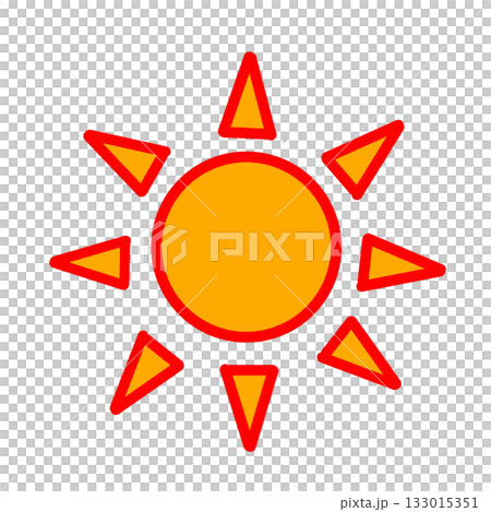 一個可愛又簡單的太陽 一個可愛又簡單的太陽 133015351