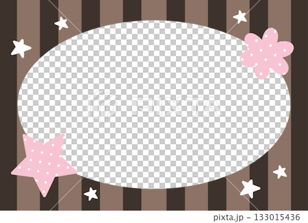 Rectangle frame with brown stripe pattern and stars for school name tag, print, decoration, polaroid photo, ad template, social media, poster, book cover design, notepad, sticky note, chocolate's Day Rectangle frame with brown stripe pattern and stars for school name tag, print, decoration, polaroid photo, ad template, social media, poster, book cover design, notepad, sticky note, chocolate's Day 133015436