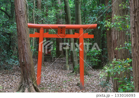 京都府木津川市の里山の風景が広がる山背古道 京都府木津川市の里山の風景が広がる山背古道 133016093
