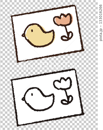 Hand-drawn children's drawings 133016266