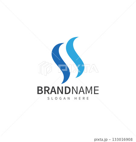 s letter logo s blue logo template vector illustration icon s letter logo s blue logo template vector illustration icon 133016908