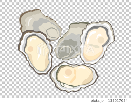 牡蠣主題插圖 133017034