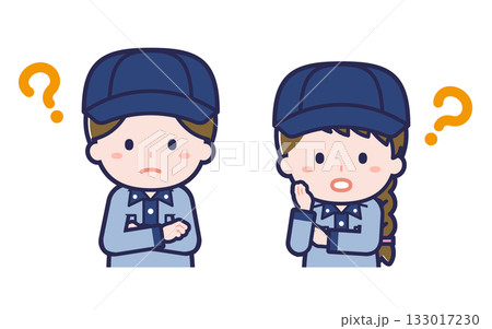 郵便配達員／2人組／男女 04 133017230