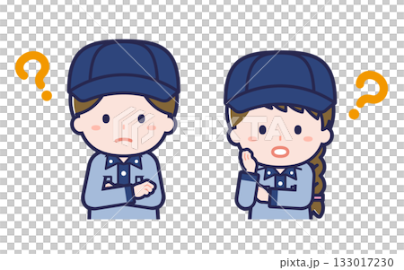 郵便配達員／2人組／男女 04 133017230