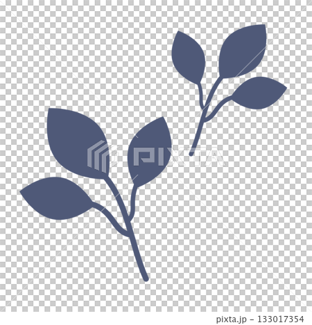 シンプルな植物のかわいいイラスト素材 シンプルな植物のかわいいイラスト素材 133017354