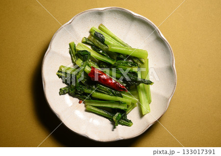 小松菜の青菜炒め 小松菜の青菜炒め 133017391