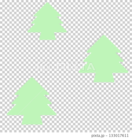 淺綠色插圖,描繪了多棵畸形針葉樹 淺綠色插圖,描繪了多棵畸形針葉樹 133017611
