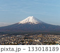 Fuji Mountain landscape View with cityscape Panorama Japan landmark 133018189